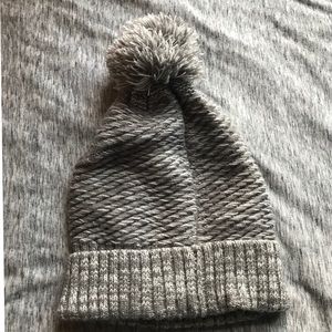 Heather grey winter hat